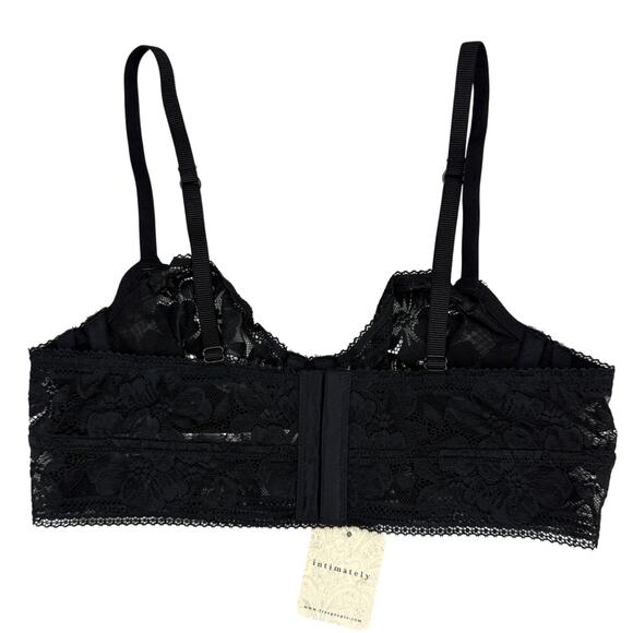 NWT FREE PEOPLE x Intimately FP Sorento Demi Longline Sz 34A Black - Picture 5 of 5